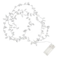 クリスマス　グリッターリーフ(シルバー) LAKOLE/ラコレ