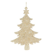 クリスマス　グリッターツリーオーナメント(ゴールド) A LAKOLE/ラコレ