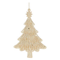 クリスマス　グリッターツリーオーナメント(ゴールド) B LAKOLE/ラコレ