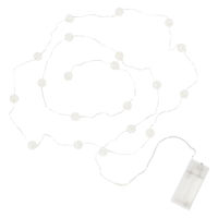 クリスマス　LED グリッター(クラック) ホワイト LAKOLE/ラコレ