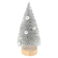 クリスマス　ラメミニツリー シルバー LAKOLE/ラコレ