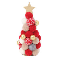 クリスマス　ポンポンツリー(L) レッド LAKOLE/ラコレ