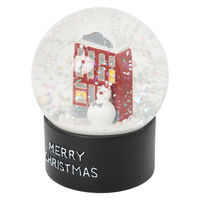 クリスマス　スノードーム(L) スノーマン LAKOLE/ラコレ