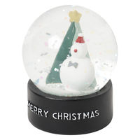 クリスマス　スノードーム(S) スノーマン LAKOLE/ラコレ