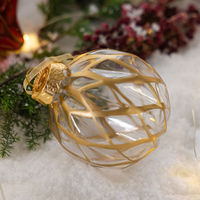 【アウトレット】クリスマス　プラオーナメント クリア LAKOLE/ラコレ