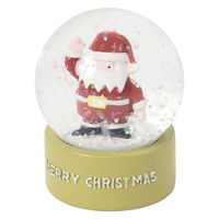 クリスマス　スノードーム(S) サンタ LAKOLE/ラコレ