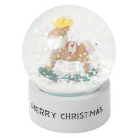 クリスマス　スノードーム(S) トナカイ LAKOLE/ラコレ