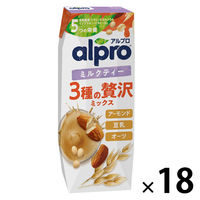 ダノン アルプロ 3種の贅沢ミックス ミルクティー 250ml 1箱（18本入）