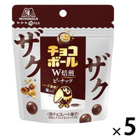 チョコレート菓子 ザクザクチョコボール　ピーナッツ　48g 1セット（1個×5）