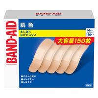 【アウトレット】【Goエシカル】訳あり バンドエイド 肌色 Mサイズ 150枚 1箱 絆創膏（ばんそうこう）
