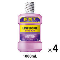 【アウトレット】【Goエシカル】訳あり リステリン トータルケアプラス 1000mL 4本パック マウスウォッシュ 医薬部外品