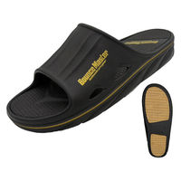 【EVAサンダル】Bounce Master 前あきサンダル　Lサイズ　ブラック BM1ー1 1足