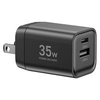 YAMAZEN USB充電器 PD対応 35W GaN USBーA×1 USBーC×1 急速充電 YPD-35CA 1個
