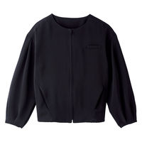 ハネクトーン早川(株) サロンジャケット 5号 ブラック 9200-8 1枚（直送品）