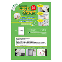 【アウトレット】【Goエシカル】訳あり セーラー万年筆 どこでもシート 白  A3　297×420mm 5枚入 31-0880-000 1袋