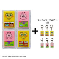 （限定）キッチンスポンジ サンサンスポンジ スポンジ・ボブ 4個セット ランダムキーホルダー1個付