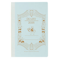 【アウトレット】【2026年度版手帳】レイメイ藤井 竹紙ダイアリーPK ブルー RFD26111A 1個