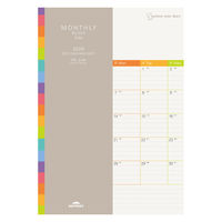 【2026年度版手帳】レイメイ藤井 システムノートダイアリー ブロックカラーA5 RFDR2662 1個