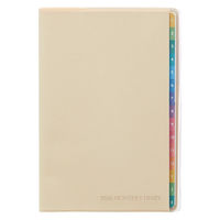 【2026年度版手帳】レイメイ藤井 カラーインデックスダイアリーPK サンドベージュ RFD2632J 1個