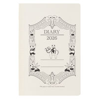 【2026年度版手帳】レイメイ藤井 竹紙ダイアリーPK グレー RFD26111N 1個