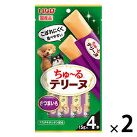 いなば ちゅーる テリーヌ さつまいも 国産 (15g×4本)2袋 ちゅ～る ドッグフード 犬用 おやつ