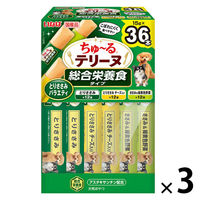 （バラエティパック）いなば ちゅーる テリーヌ 総合栄養食タイプ とりささみ 国産（15g×36本）3箱 ちゅ～る ドッグフード 犬用 おやつ