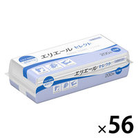 ペーパータオル 小判 パルプ  シングル 200枚 エリエール ペーパータオル セレクト 1セット（1パック×56）大王製紙
