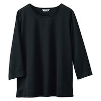 selery 七分袖カットソー 4L ブラック 37290-4L 1枚（直送品）