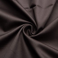 日本紐釦貿易 綿サテン生地 巾108cm×2m切売カット 茶 YS11063-72-2M 1カット（直送品）