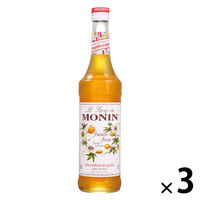 業務用 割り材 モナン パッションフルーツ・シロップ 700ml 3本 MONIN 割材 ドリンクベース フレーバーシロップ