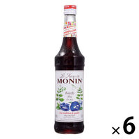 業務用 割り材 モナン バタフライピー・シロップ 700ml 6本 MONIN 割材 ドリンクベース フレーバーシロップ