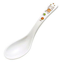 こぐまちゃん ユニレンゲ 小 全長142mm L6KO 1本 メラミン食器 食洗機可 給食 日本製 国際化工