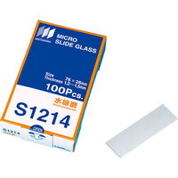 ケニス スライドグラス 100枚入 水縁磨 00284768 1箱(100枚入)（直送品）