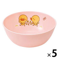 ひよこぐみ 小食器 ピンク 118×48mm J2HIP 1セット（1個×5） メラミン食器 食洗機可 給食 日本製 国際化工