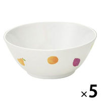 べじふる 汁椀 112×46mm J6BH 1セット（1個×5） メラミン食器 食洗機可 給食 日本製 国際化工