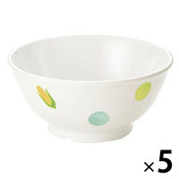 べじふる 飯茶碗 小 104×48mm J30BH 1セット（1個×5） メラミン食器 食洗機可 給食 日本製 国際化工