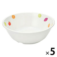 べじふる ボール 大 168×59mm J9BH 1セット（1個×5） メラミン食器 食洗機可 給食 日本製 国際化工
