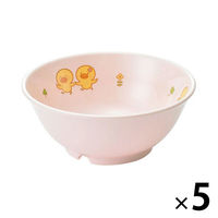 ひよこぐみ ボール 小 ピンク 146×60mm J48HIP 1セット（1個×5）メラミン食器 食洗機可 日本製 国際化工