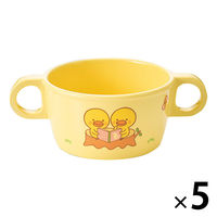 ひよこぐみ 両手付カップ イエロー 143×95×51mm 540HIY 1セット（1個×5）メラミン食器 食洗機可 日本製