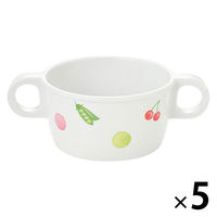 べじふる 両手付カップ 143×95×51mm 540BH 1セット（1個×5） メラミン食器 食洗機可 給食 日本製 国際化工