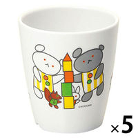 こぐまちゃん コップ 大 200mL C4KO 1セット（1個×5） メラミン食器 食洗機可 給食 日本製 子ども用 国際化工