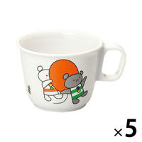 こぐまちゃん 柄付カップ 190ｍL C16KO 1セット（1個×5） メラミン食器 食洗機可 給食 日本製 子ども用 国際化工