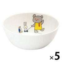 こぐまちゃん 小食器 118×48mm J2KO 1セット（1枚×5） メラミン食器 食洗機可 給食 日本製 国際化工