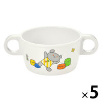 こぐまちゃん 両手付カップ 143×95×51mm 540KO 1セット（1個×5）メラミン食器 食洗機可 給食 日本製 国際化工