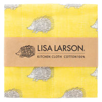 中川政七商店 LISA LARSON ふきん ハリネズミ/イエロー