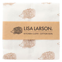 中川政七商店 LISA LARSON ふきん ハリネズミ/セピア