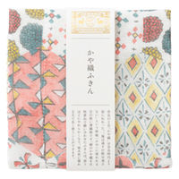 中川政七商店 かや織ふきん 柄あわせ 三彩