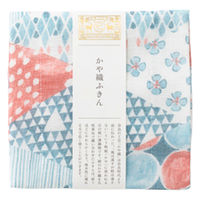 中川政七商店 かや織ふきん 柄あわせ 藍