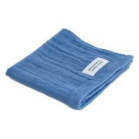 MARUSHIN by SHINTO TOWEL ランダムガーゼ ブルー ハンドタオル