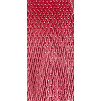 泰興 ダンゼックスライトベルト 赤 100mm×100m 1巻（直送品）